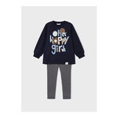 Mayoral Girls Navy Leggings and Sweater Set